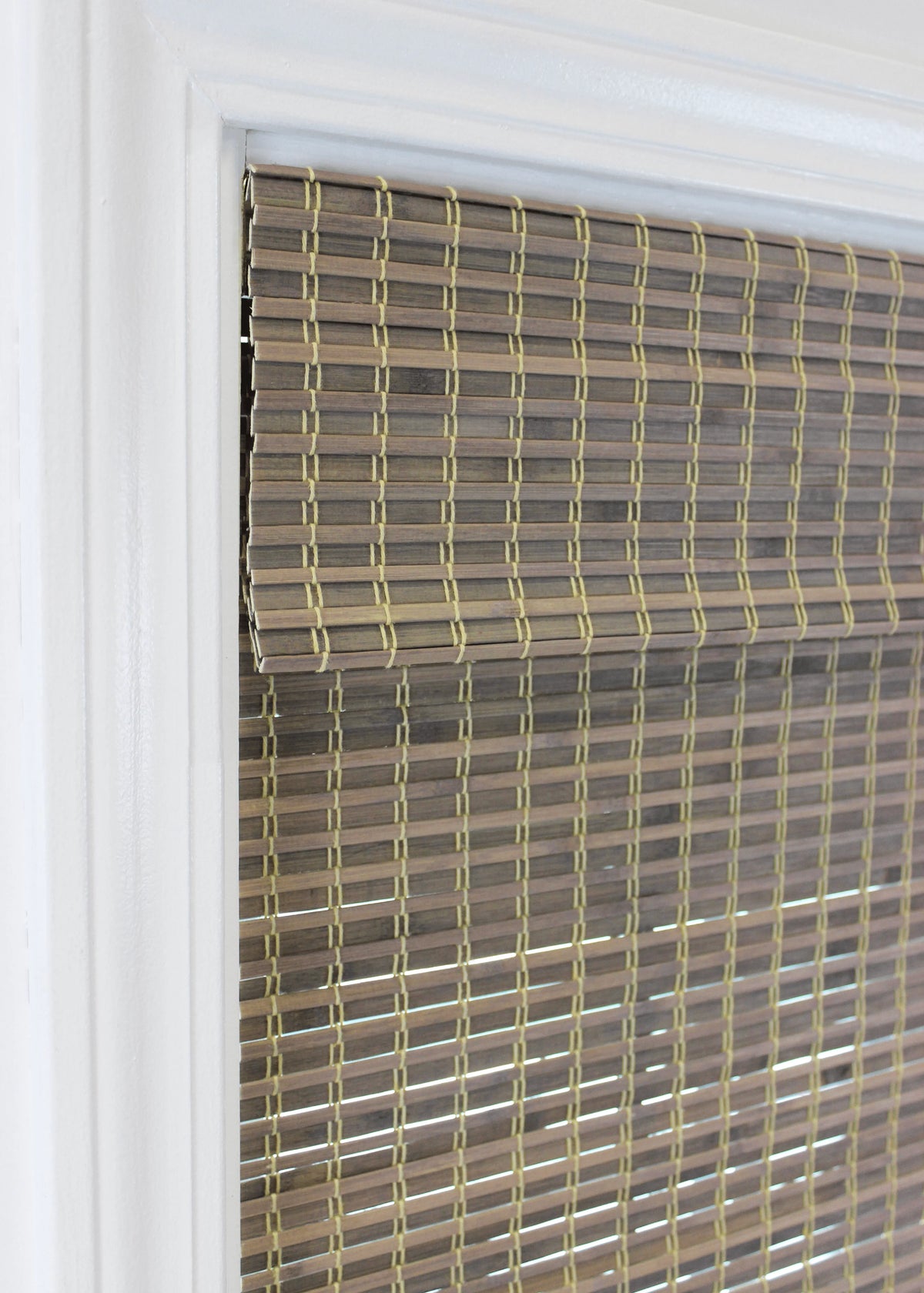 Cordless Privacy Weave Roman Shade F40431