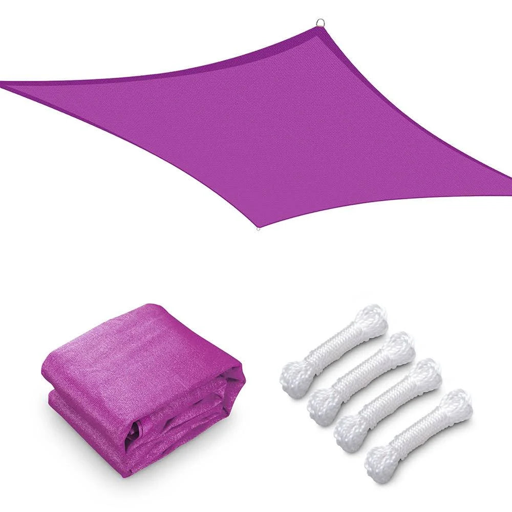 Fuchsia Rectangle Sun Sail Shade Canopy 22ftx23ft C791
