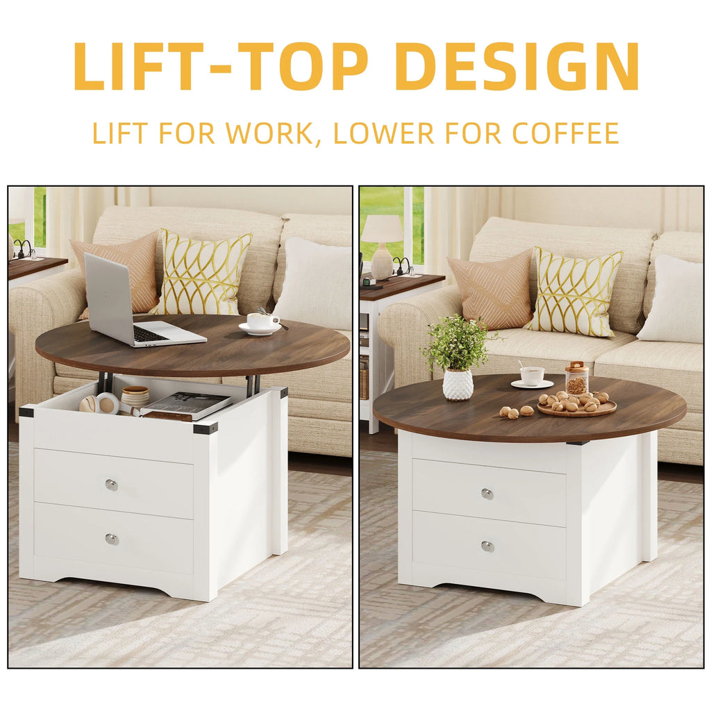 Lift Top Coffee Table with Storage Q689