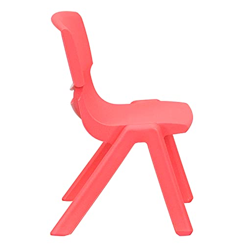 Blue Plastic Stackable School Chair 4 Pack N406434