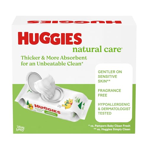 Hypoallergenic Baby Wipes, 99% Purified Water, 3 Refill Packs (624 Wipes Total) L68284