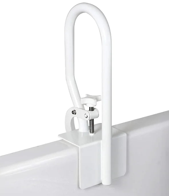 Fiberglass Bath Safety Grab Bar, White, 200 lb Capacity U18856