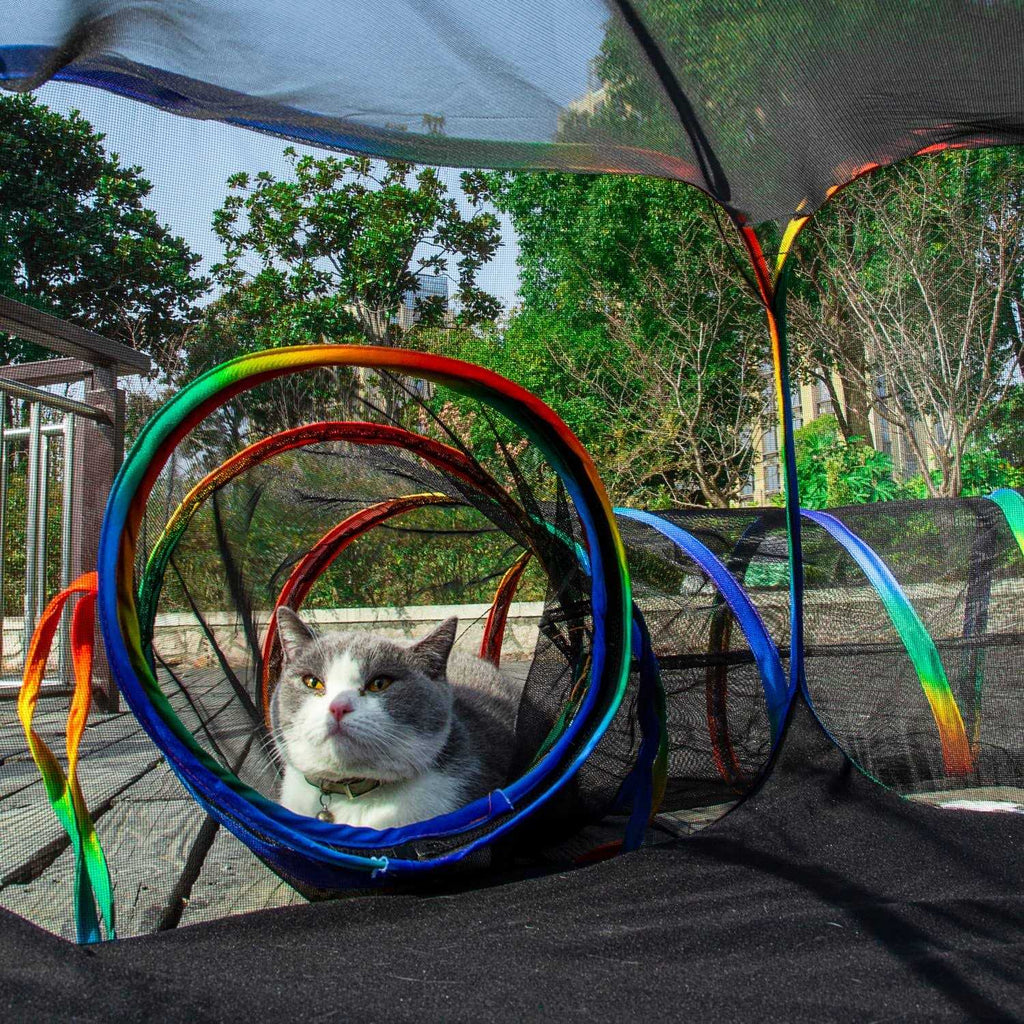 Outdoor Cat Enclosures Playground Portable Cat Tent L7642