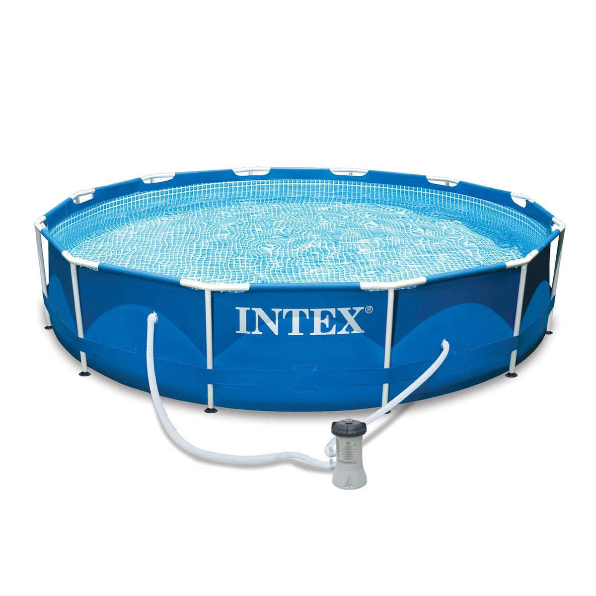 12' x 2.5' Round Pool with Filter Pump and Cleaning Kit L75968