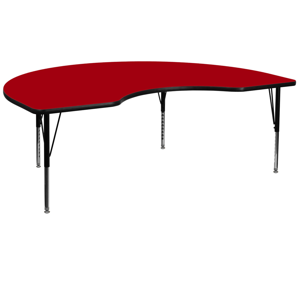 48''W x 72''L Red Thermal Laminate Activity Table B521