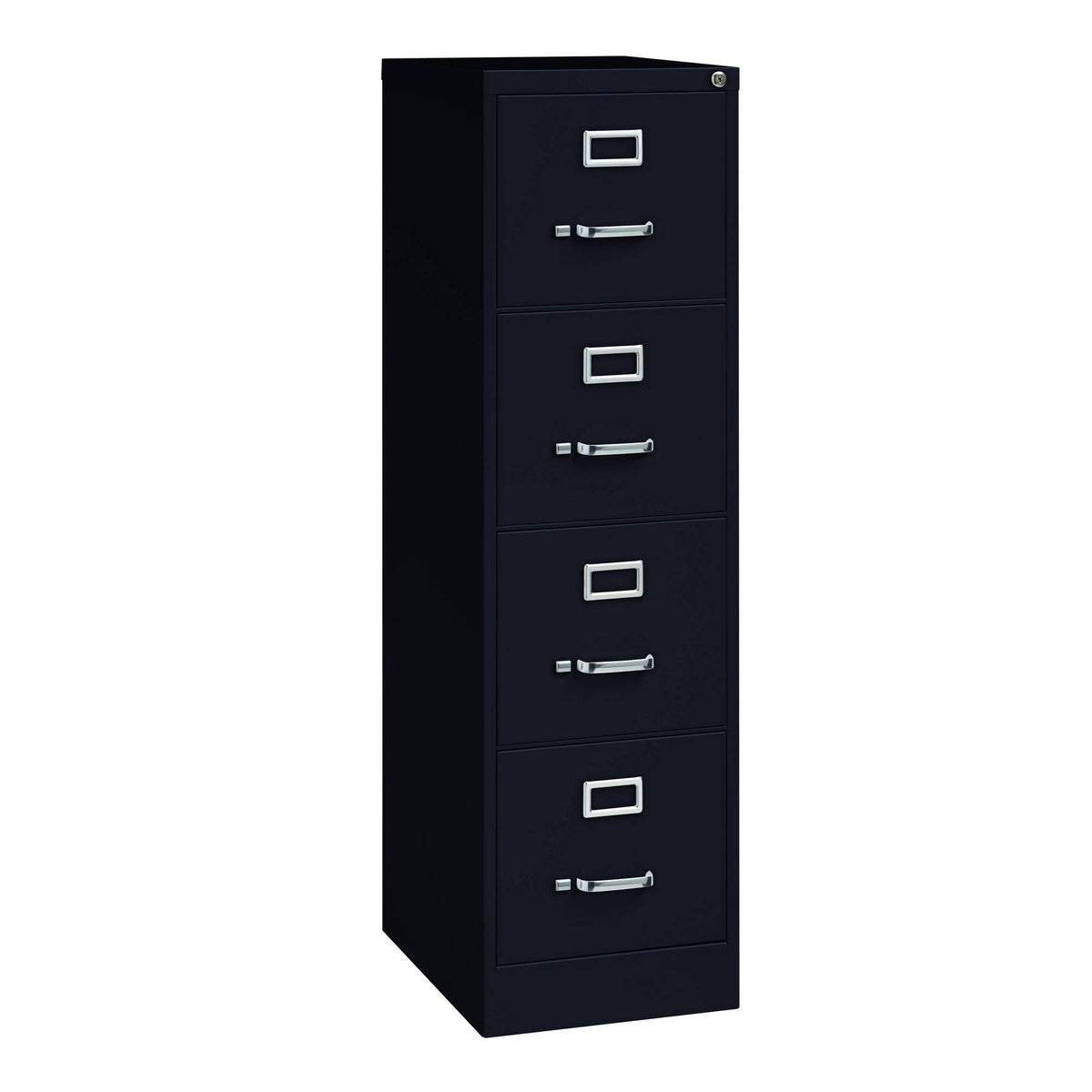 4 Drawer Letter Size File Cabinet Black Z61634