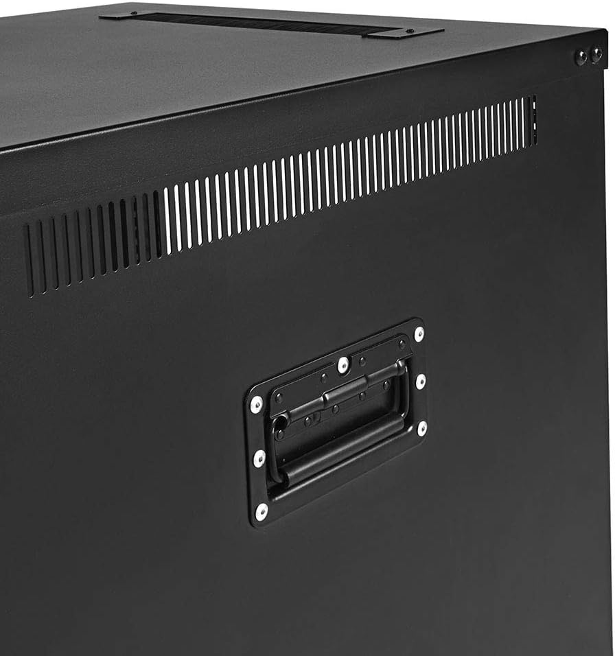 12U Portable Rolling Network Rack W599928