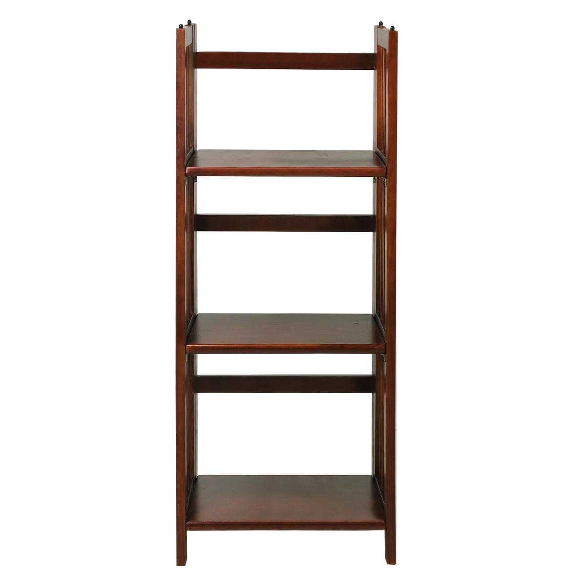 3-Shelf Folding Bookcase, Walnut F919233