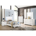 5-Piece Faux Leather Twin Bedroom Set B5578