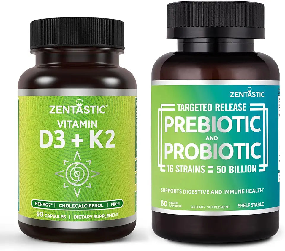 Probiotics & Prebiotics Supplement and Vitamin D3 K2 P85537