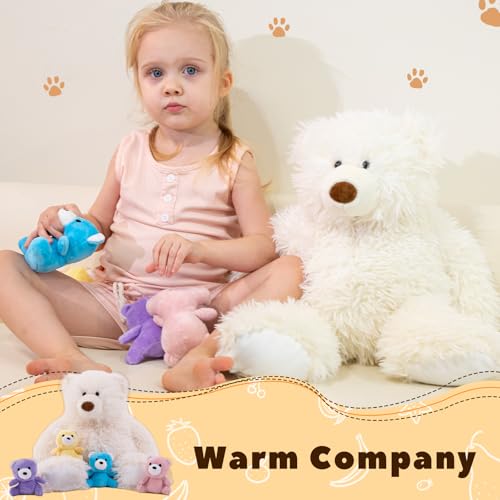 Plush Shark Stuffed Animal with Babies Set A231017