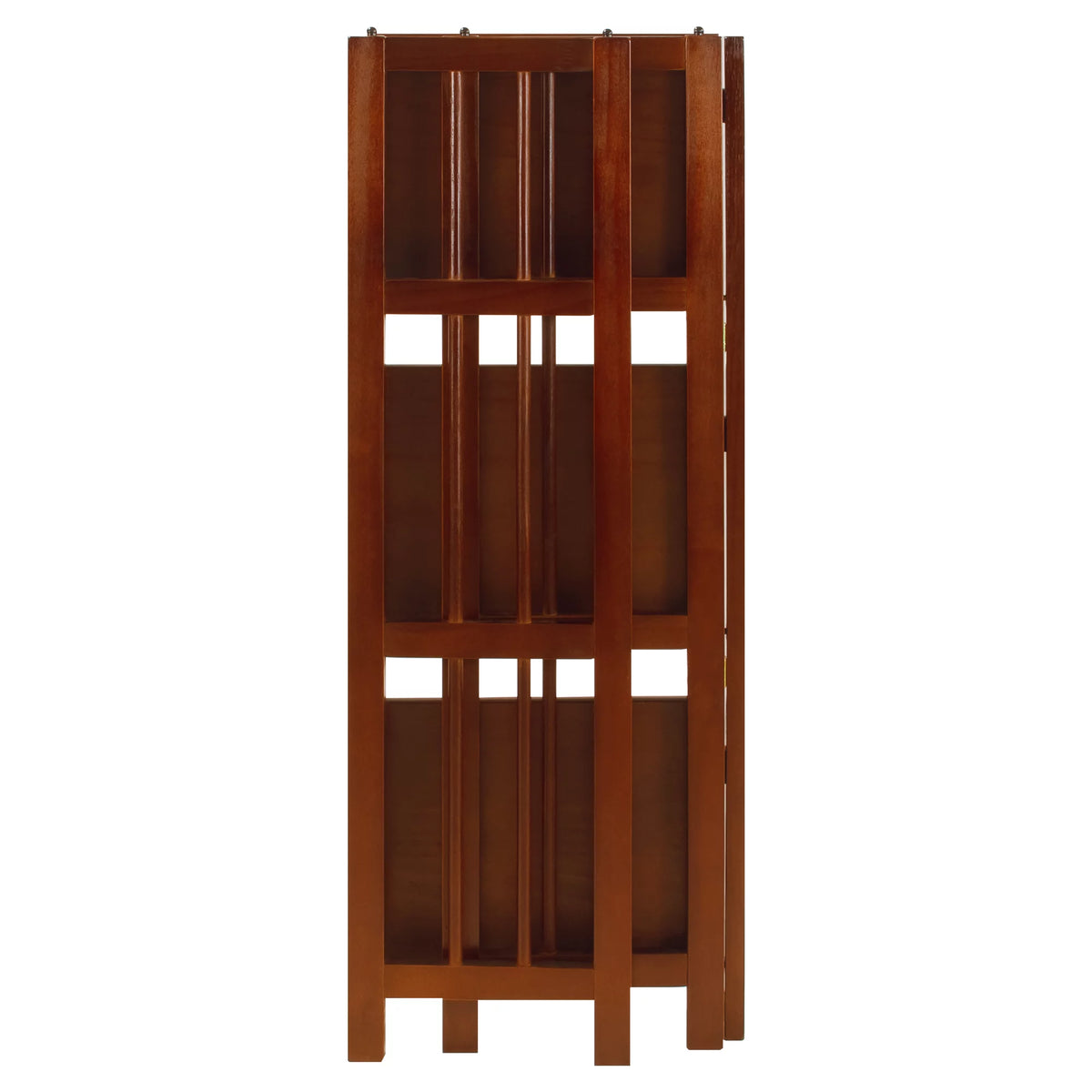 3-Shelf Folding Bookcase, Walnut F919233