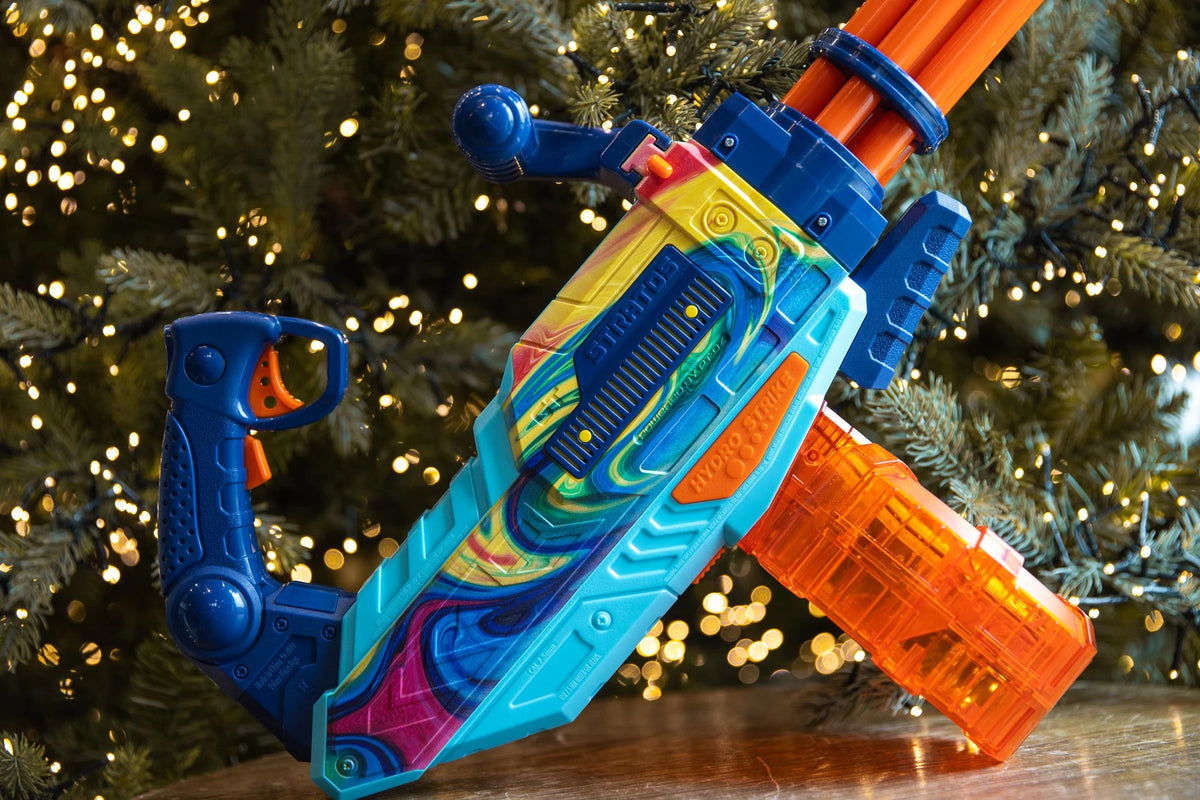 Battery Gel Bead Blaster with Glow-in-the-Dark Rotating Barrel Q776