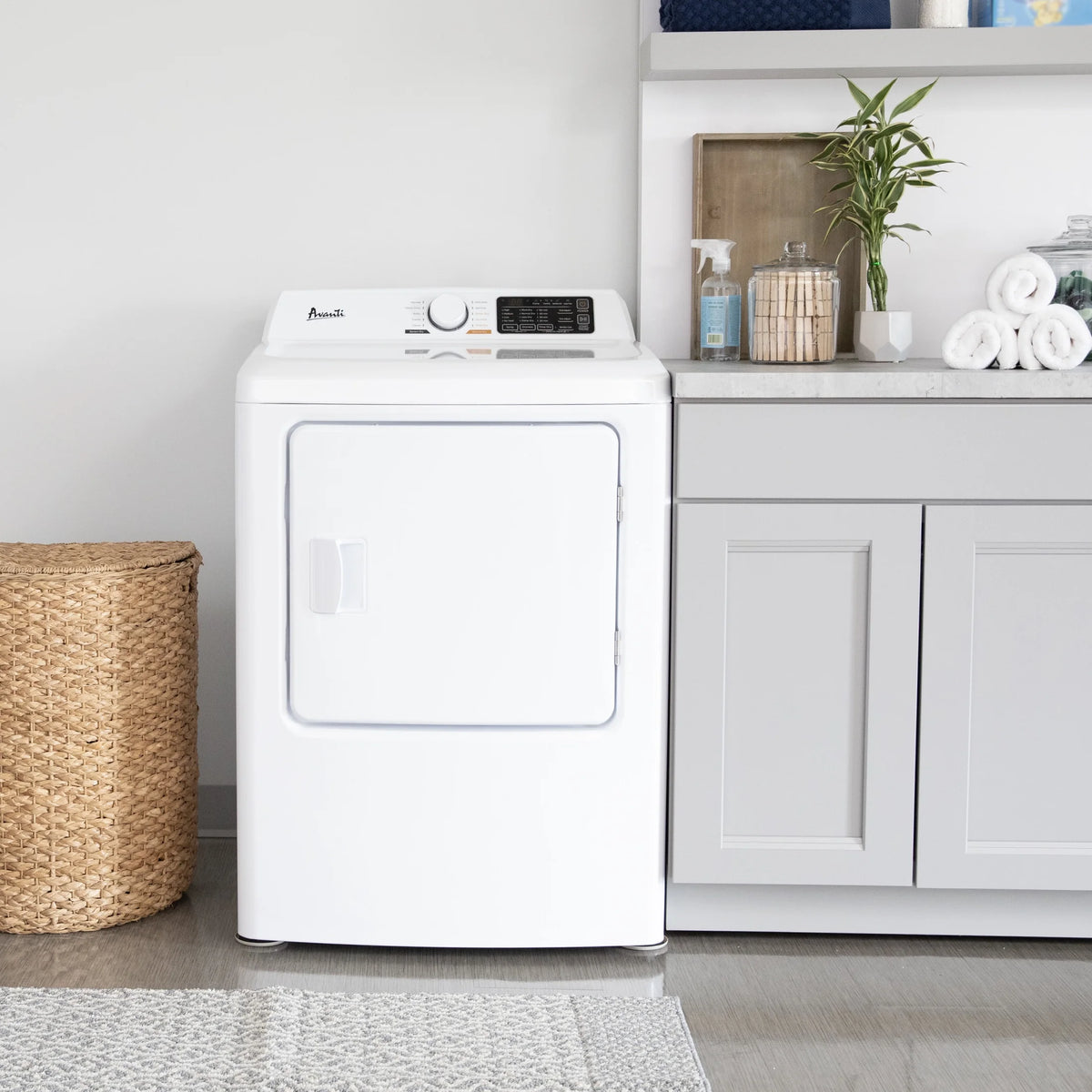 Front Load Gas Vented Clothes Dryer 7.0 Cu. ft. White H519