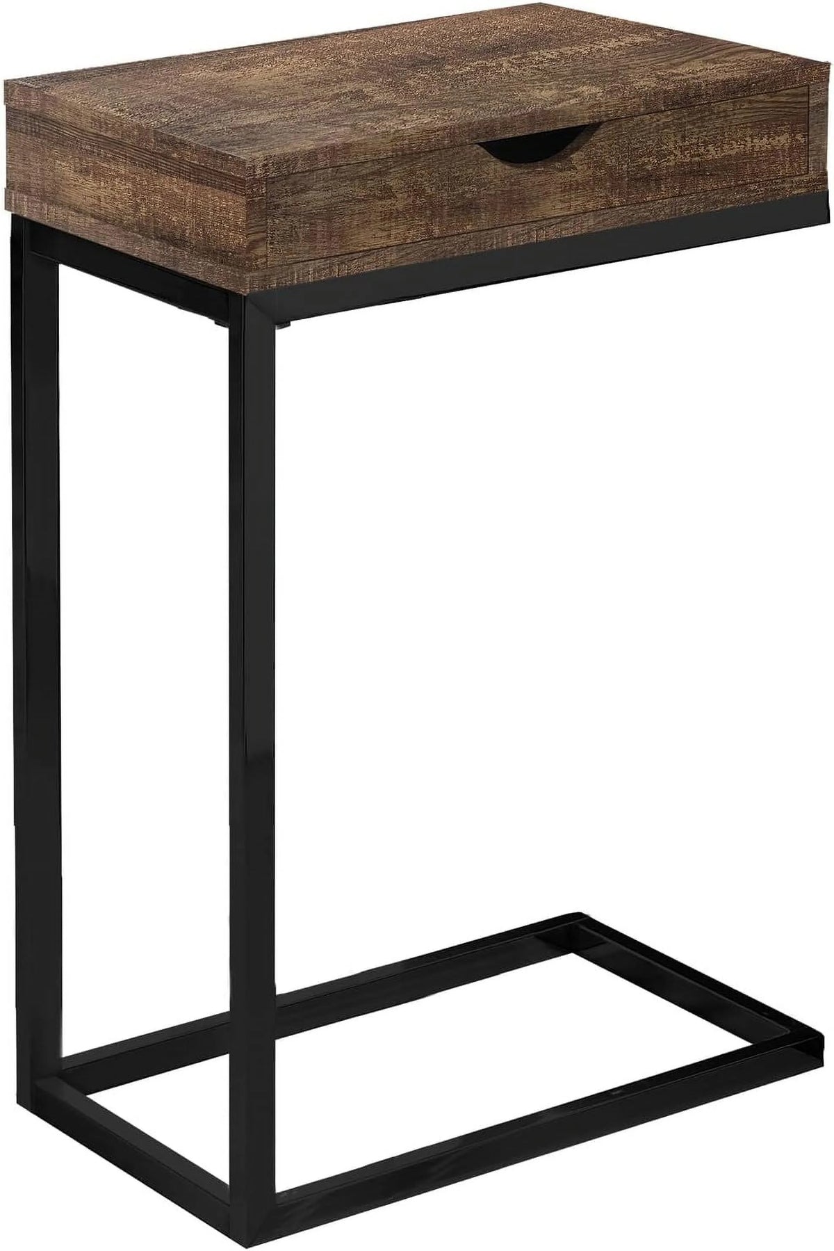 Brown Wood-Look Drawer Accent Table M145