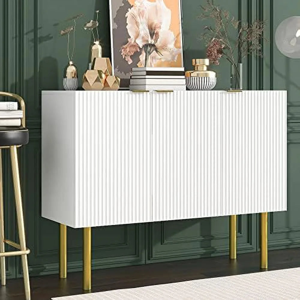 Black Long Wood Sideboard Cabinet E10224