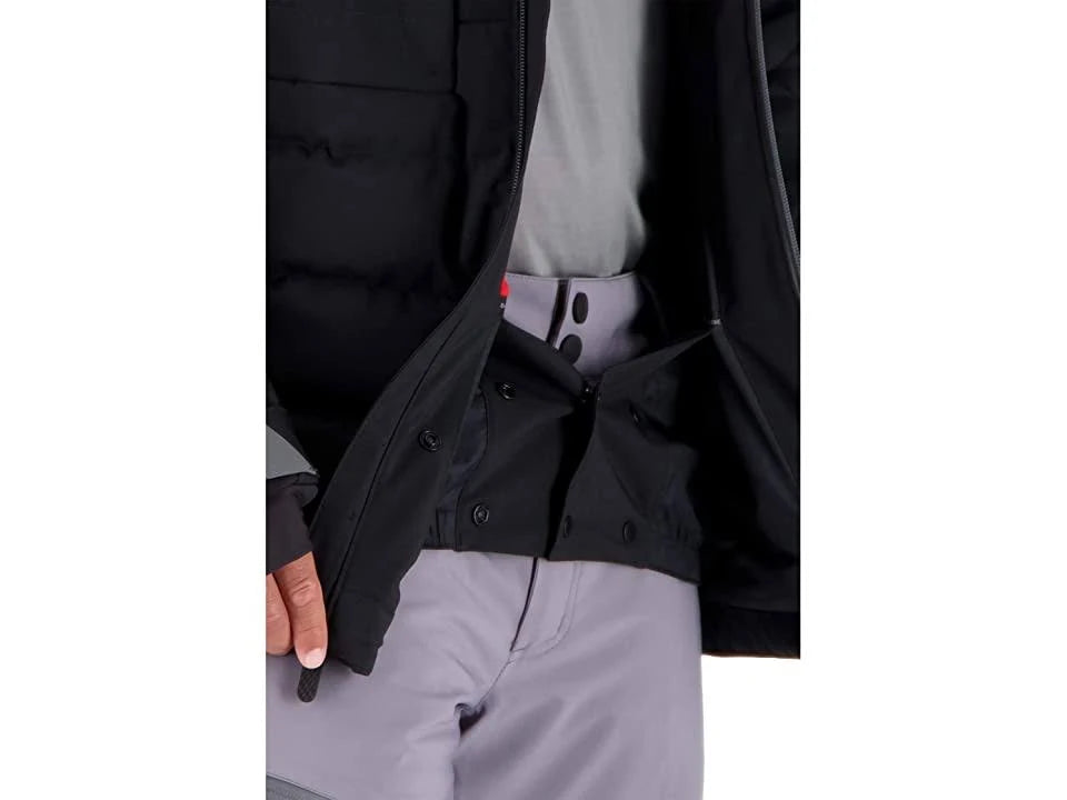 Mens Black Down Hybrid Jacket J54691
