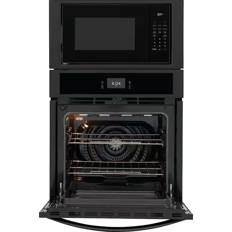 Electric Built-In Wall Oven and Microwave Combination in Black M11198