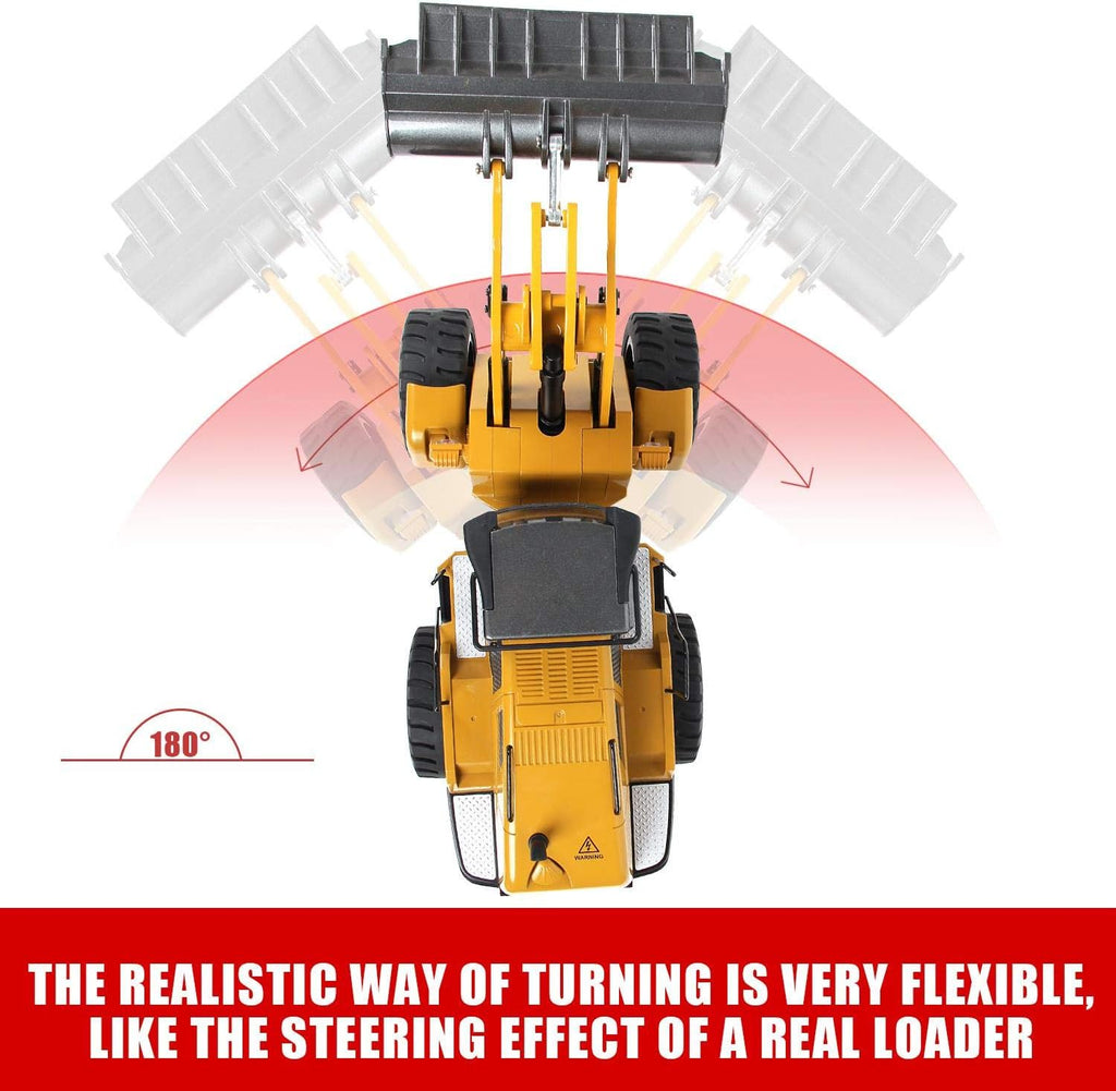 1:14 RC Construction Excavator with LED Lights and Sound Y463