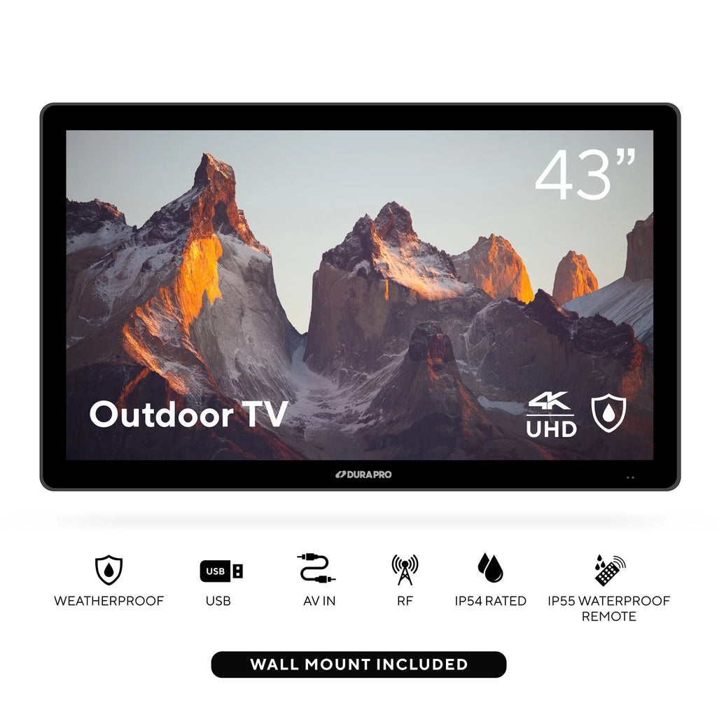 43" Outdoor 4K UHD LED TV with Waterproof Remote Q1834