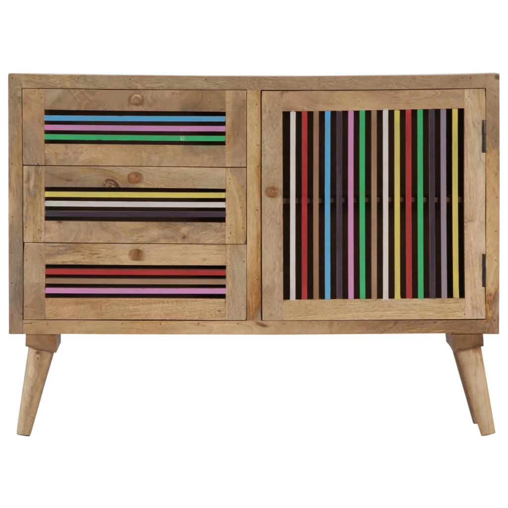 Mango Wood Sideboard with 3 Drawers and 1 Door O290172