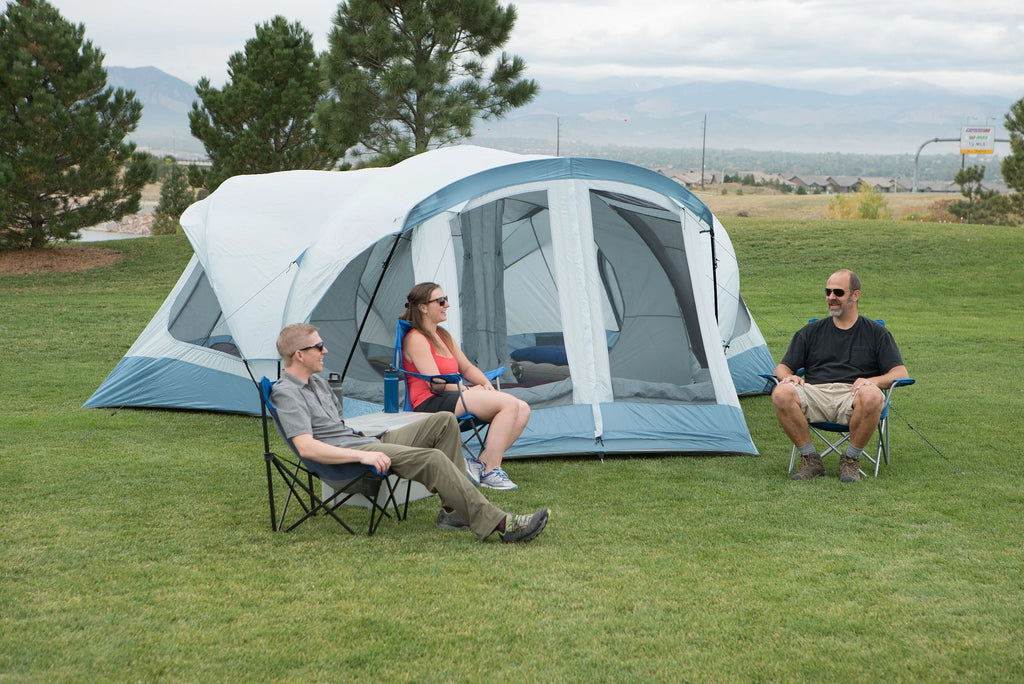14-Person 18 ft. x 18 ft. Family Tent with 3 Doors G597