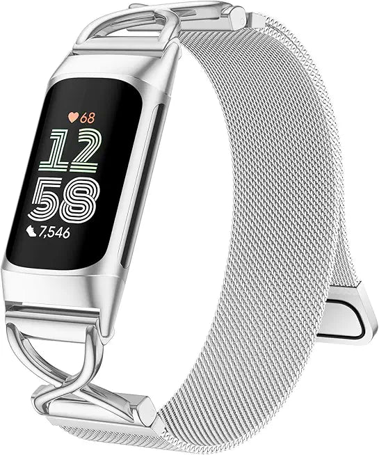 Metal Band Compatible with Fitbit Charge 6/ Charge 5 R555