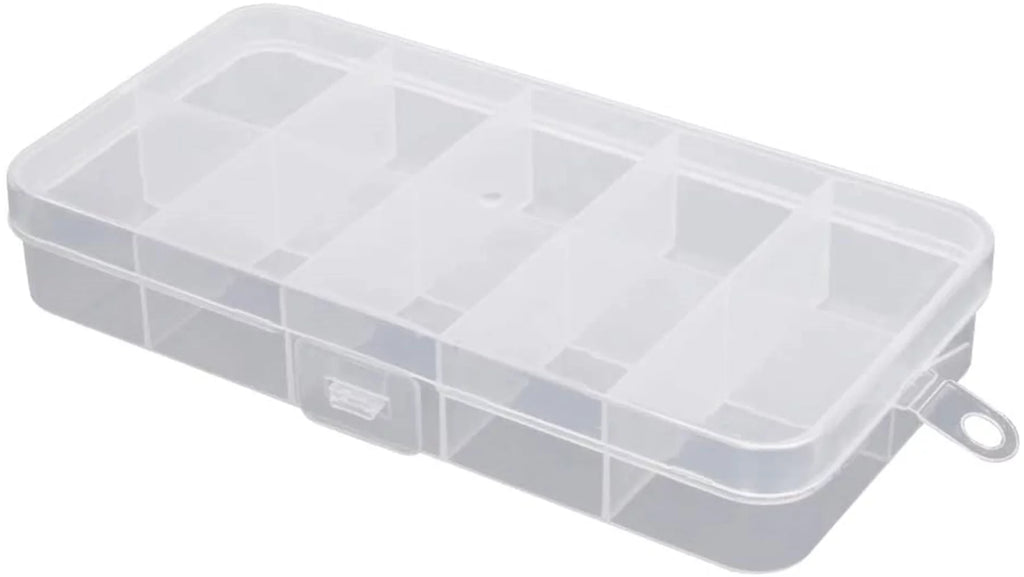 Plastic 10 Grids Component Storage Box Pack of 2 K5257