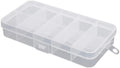 Plastic 10 Grids Component Storage Box Pack of 2 K5257