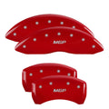 Red Brake Caliper Covers Front & Rear Set T91880