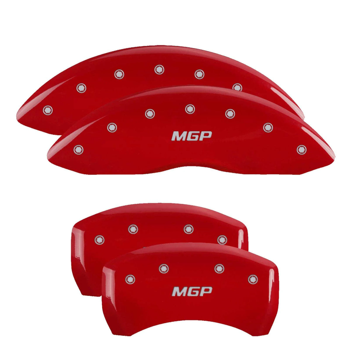 Red Brake Caliper Covers Front & Rear Set T91880