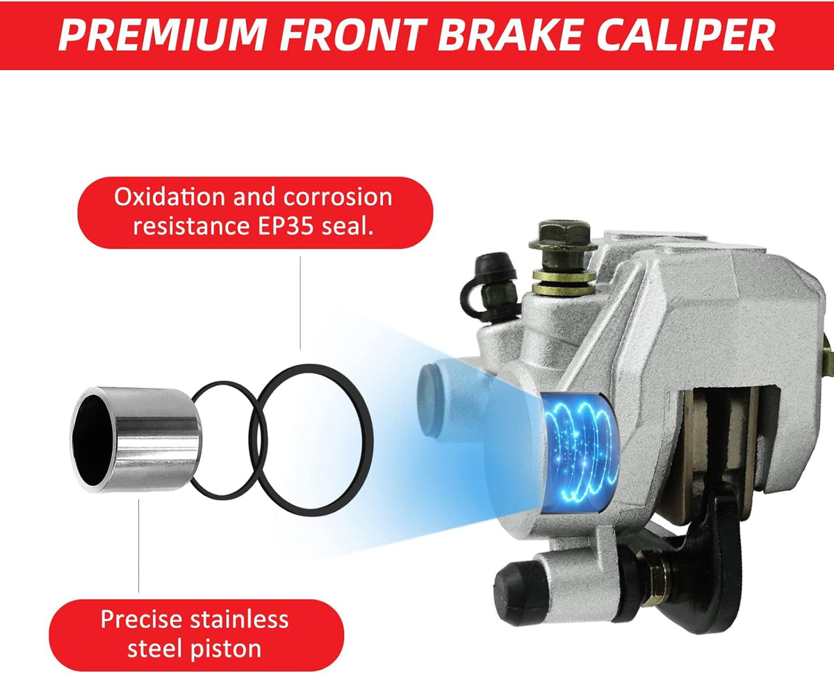 Front Left Right Brake Calipers with Pads Pack of 2 C86299