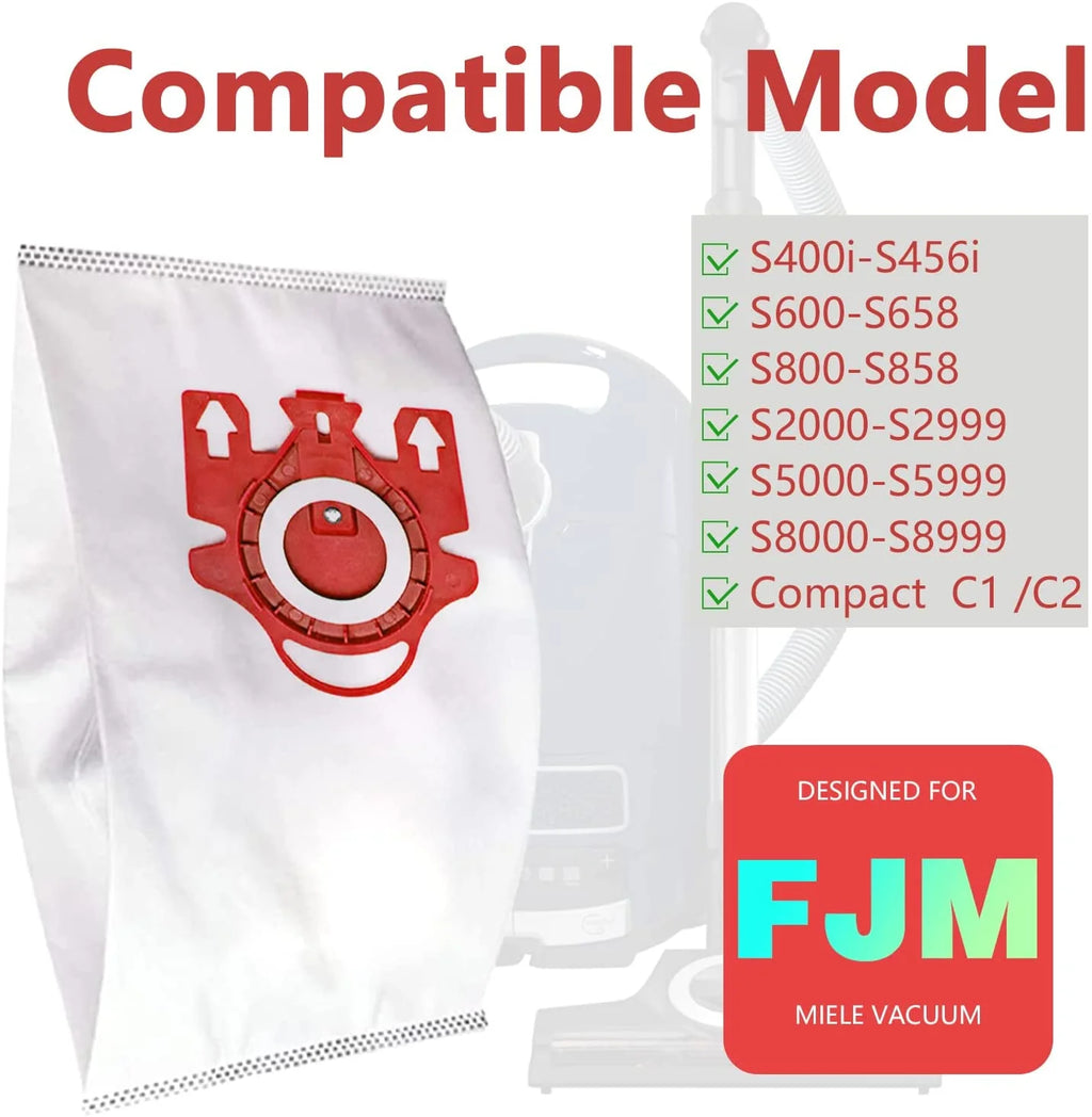 3D Airclean Dust Bags Replacement Pack of 10 with 3 Motor Protection Filters X44924