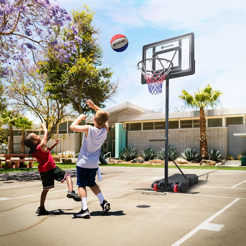 Portable Basketball Hoop & Goal 5 - 7 ft Height Adjustable K128715