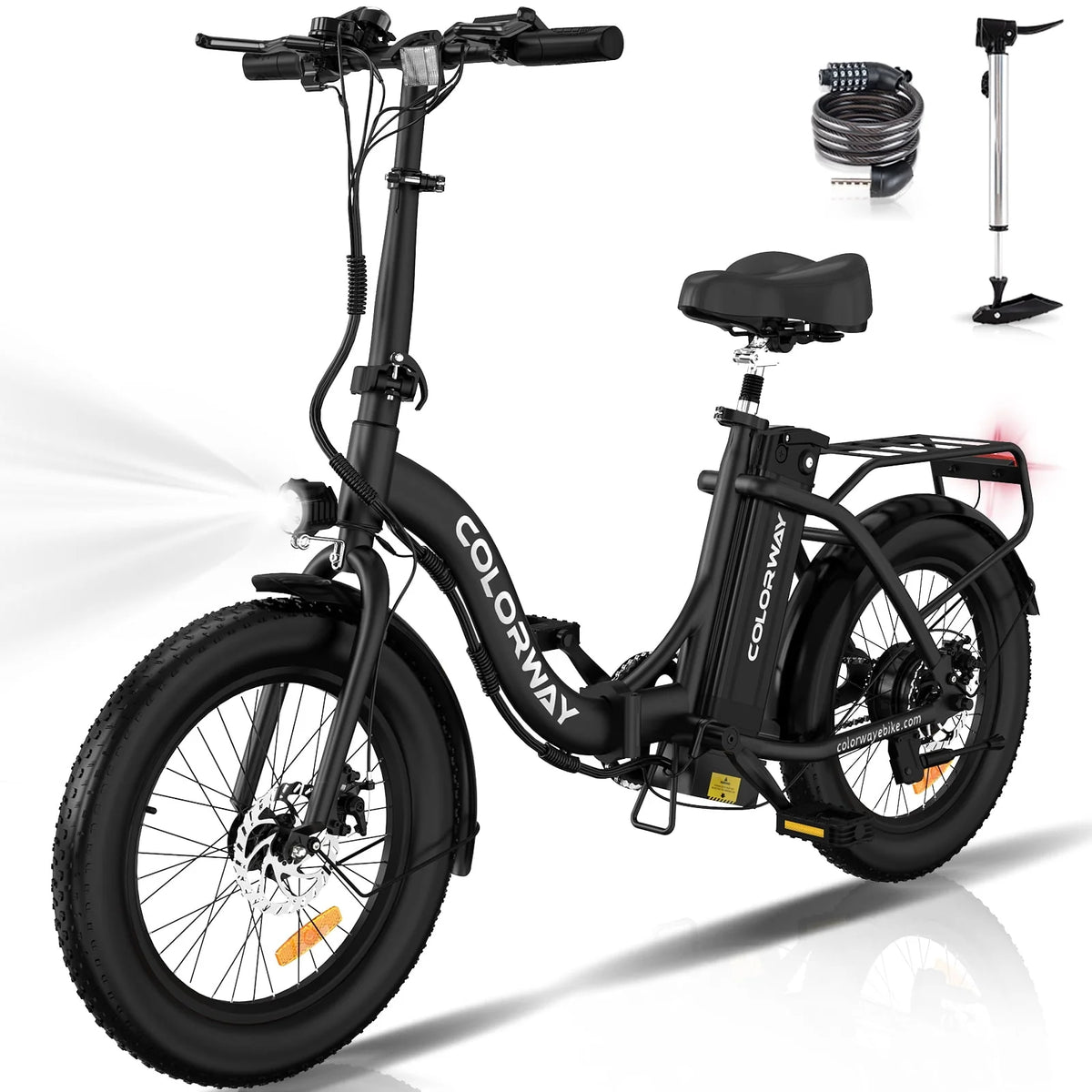 20x3.0 Fat Tire Electric Bicycles 12Ah 36V 500W E Bike B35034