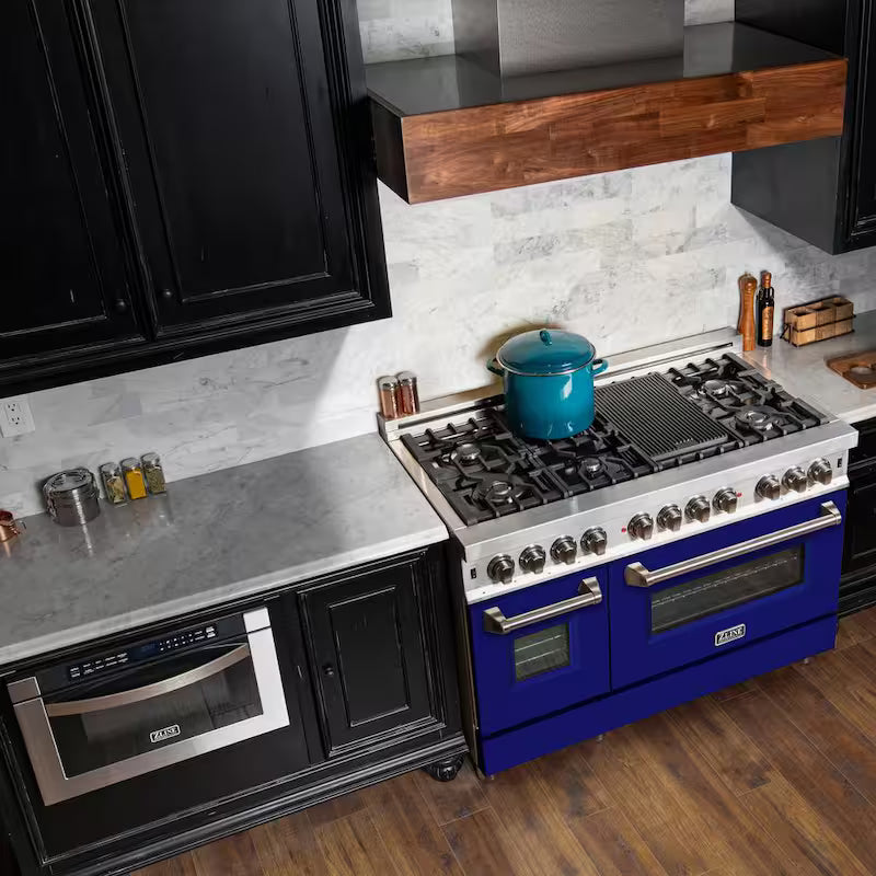 7 Burner Double Oven Dual Fuel Range in Stainless Steel V30951