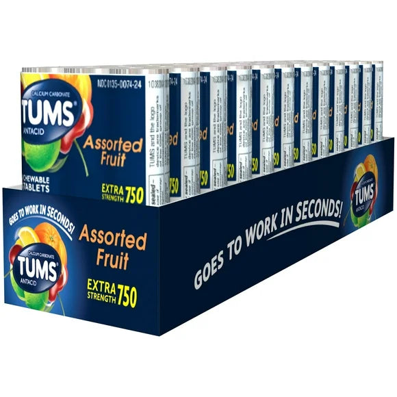 Assorted Fruit Antacid Chewable Tablets 288 ct Z83656