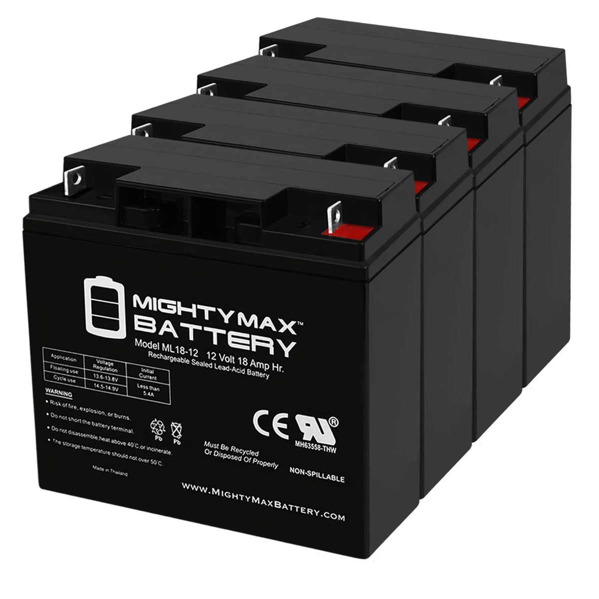 12V 18AH Rechargeable Battery Z984266