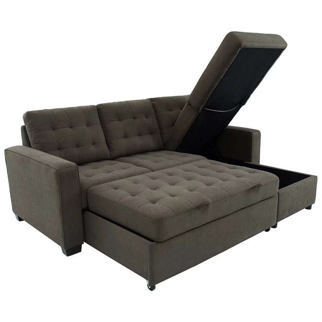 Espresso Sleeper Sectional A52353