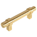 Brushed Brass Cabinet Bar Handle Pull 25 Pack N291