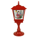 Lighted Musical Snowing Christmas Table Top Lamp W6588
