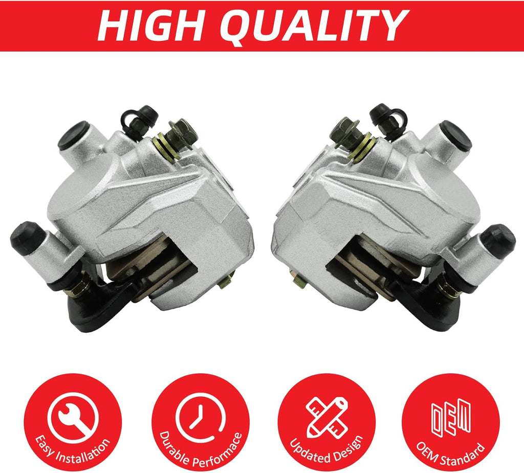 Front Left Right Brake Calipers with Pads Pack of 2 C86299