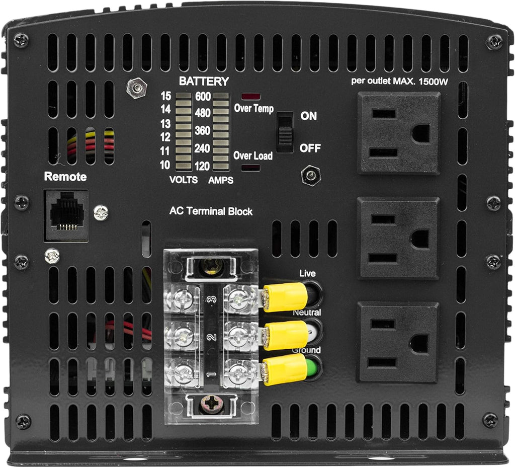 12V 5000 Watt Power Inverter with Remote Control A54174