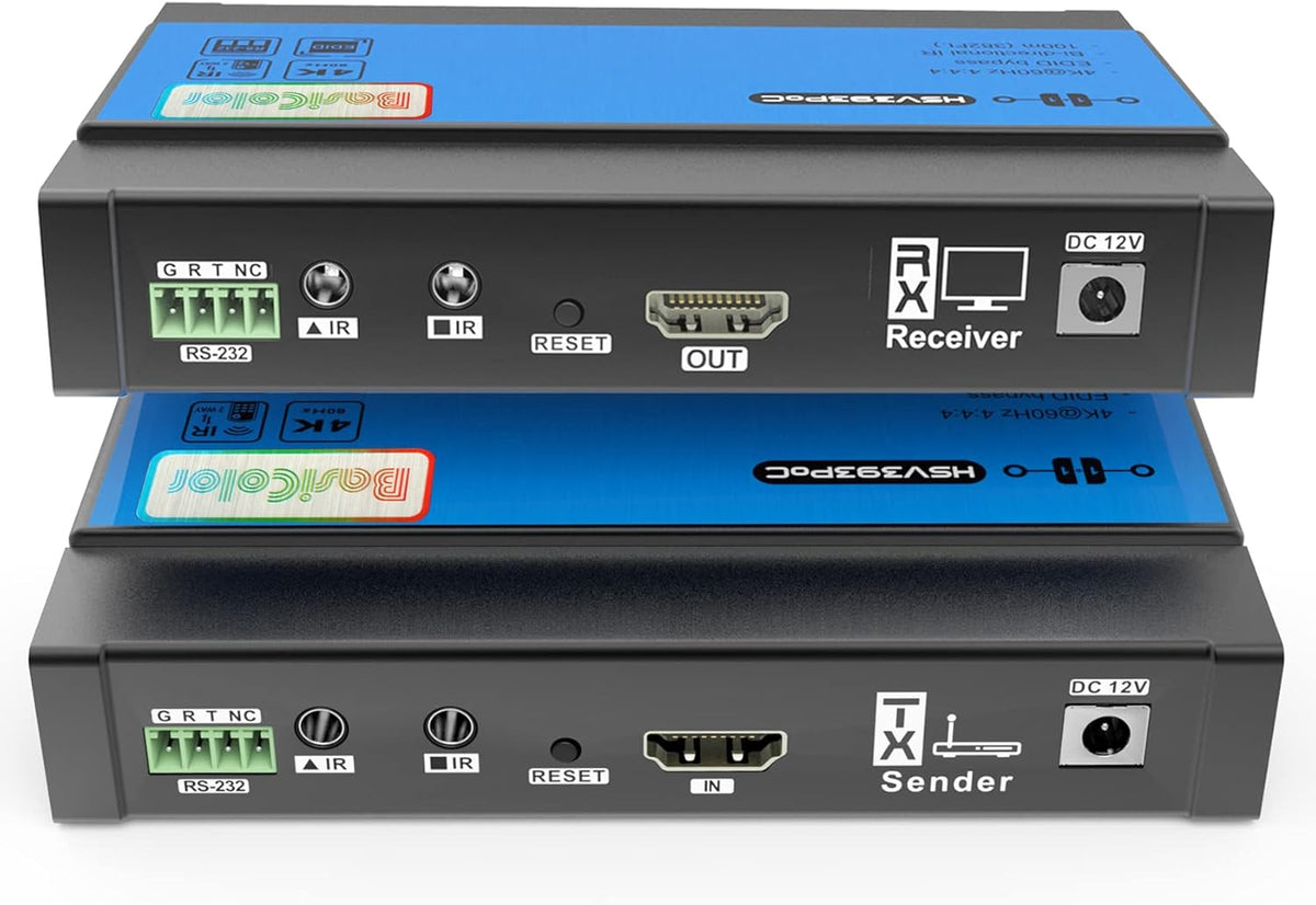 4K@60Hz HDMI Extender Over Cat5e Cat6 Up to 100m with IR O24189