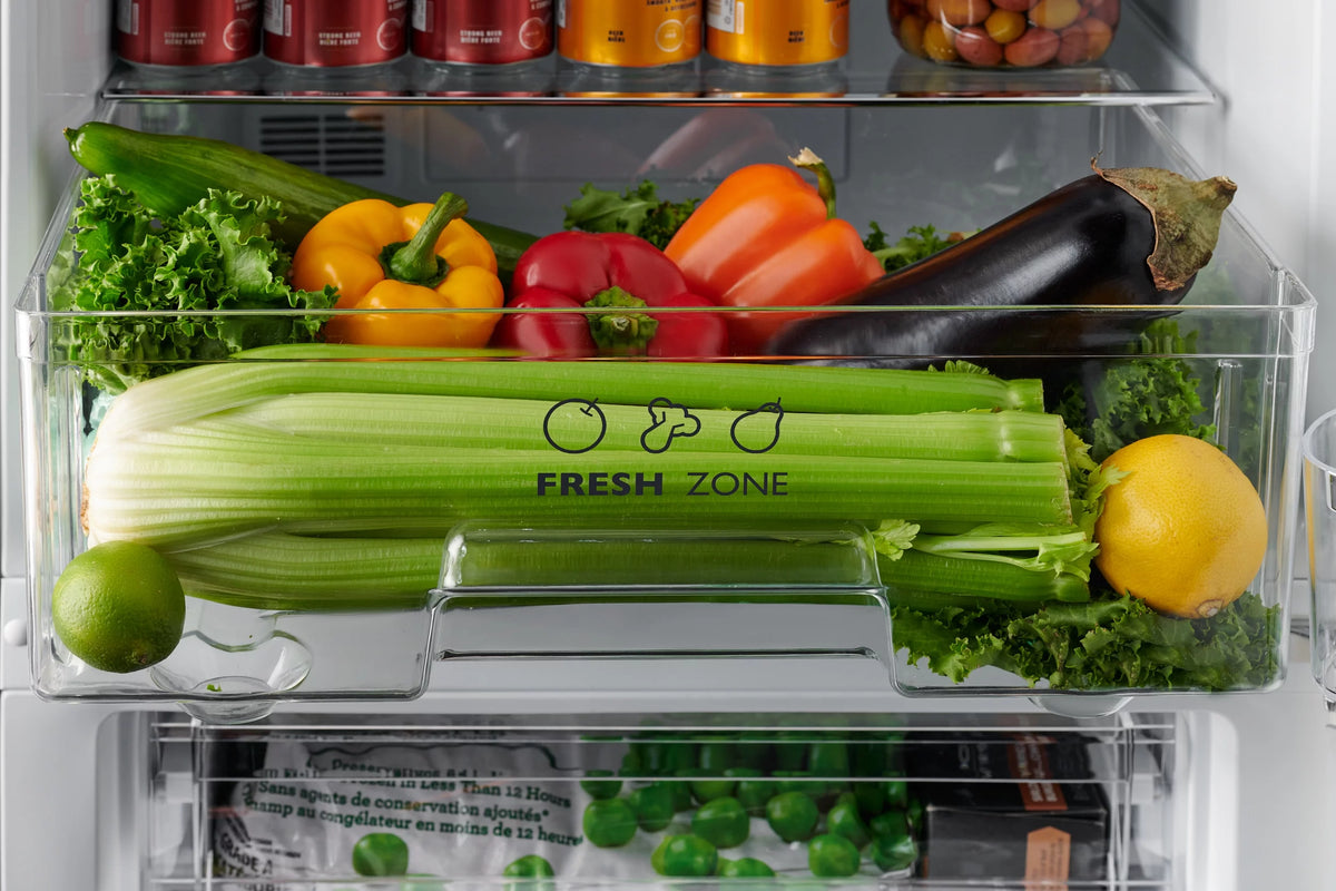 24" 11 Cu Ft Bottom Freezer Retro Refrigerator W4795