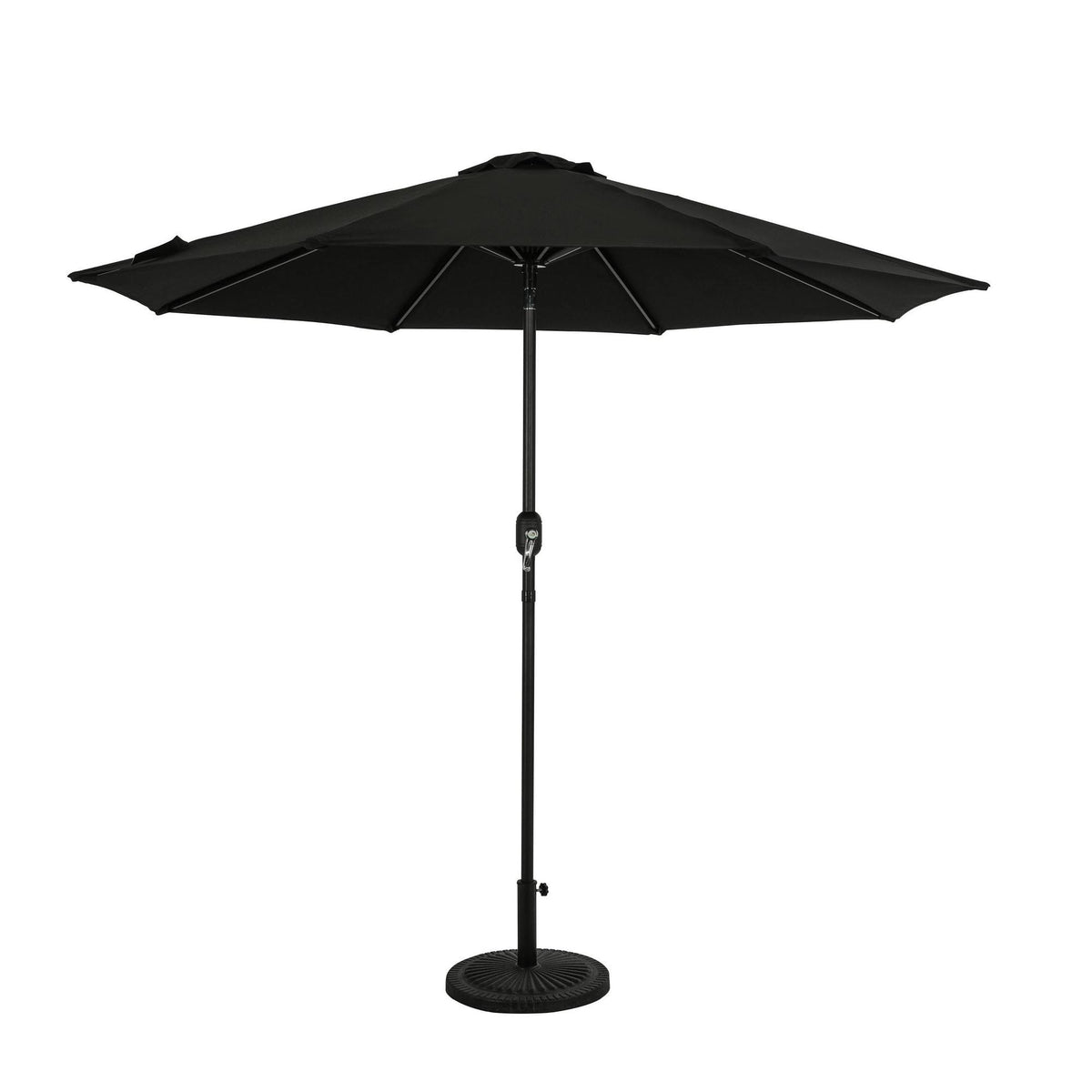 Black Octagon Auto Tilt Umbrella U75226