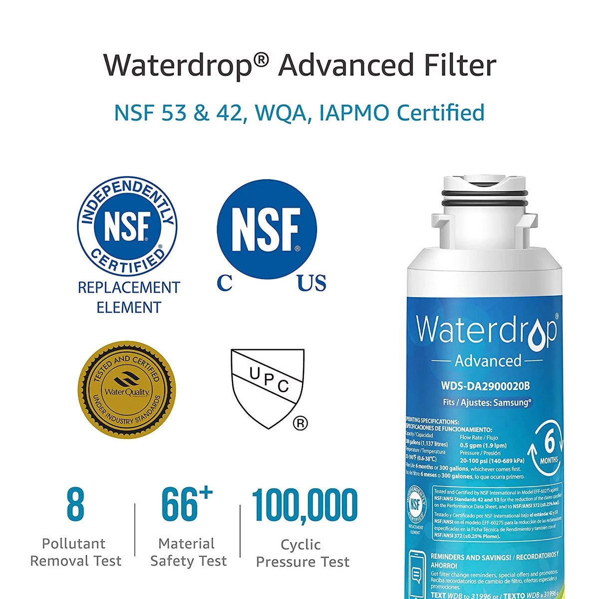 3 Pack Replacement Refrigerator Water Filter L3621