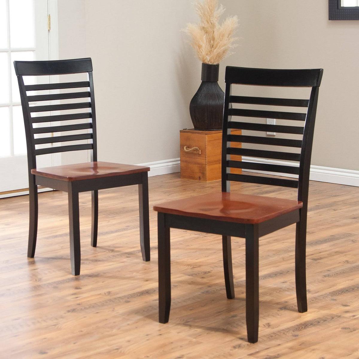 Cherry Set of 2 Dining Chair B5000