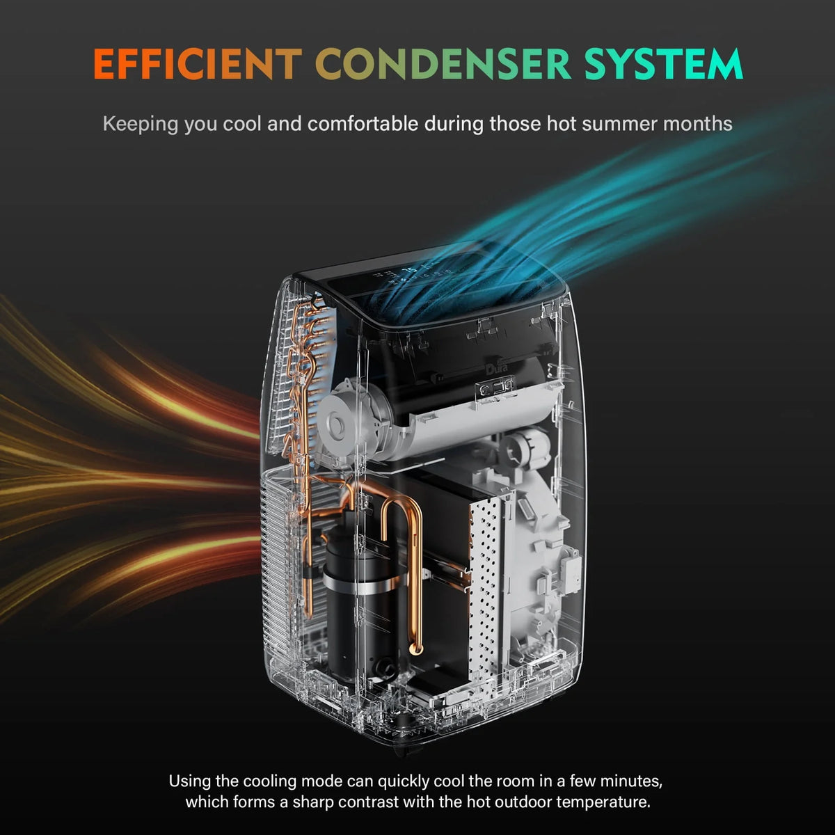 12000 BTU White Portable Air Conditioner Y9174