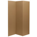6 ft. Tall Brown Cardboard 3 Panel Room Divider K444933